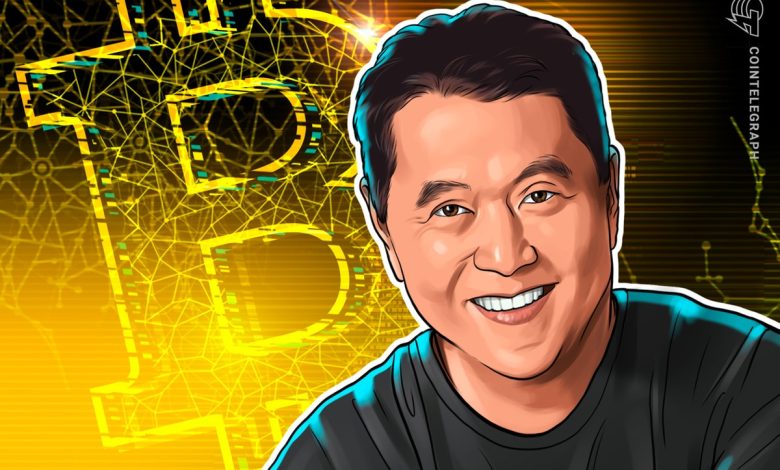Kiyosaki Says Cash Crunch Driving Crash, Stays Bullish on BTC, Gold